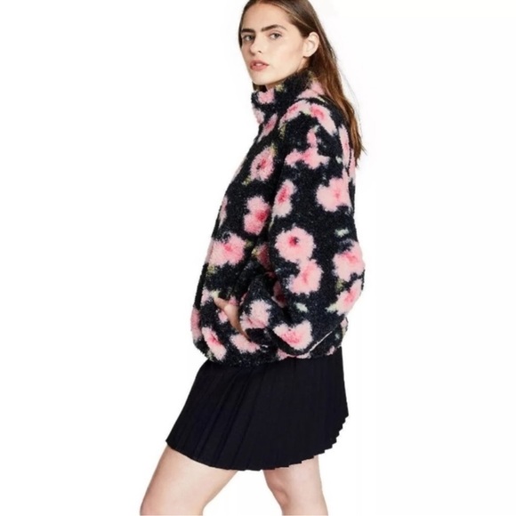 Sandy Liang x Target floral print sherpa jacket Size L - Picture 2 of 7